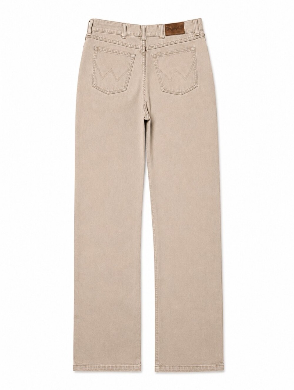 Wrangler Men's Relaxed Fit Straight Leg Beige Khaki Jeans 48x25